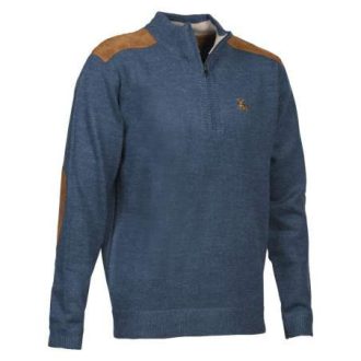   VERNEY-CARRON PULL FOX ZIPPE PULÓVER  KÉK (LVPU125.K) (3XL-es méret)