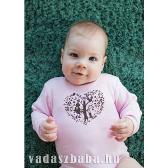 MOKI BODY SZÍV-FA MINTÁS, RÓZSASZÍN (ML14006) (BR 68-74)