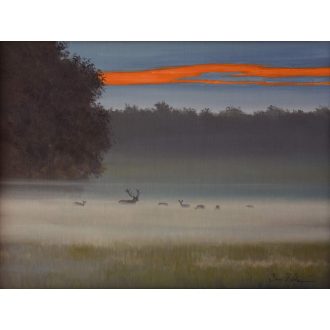   BOROS ZOLTÁN MŰVÉSZI NYOMATOK / HAJNALHASADÁS OLAJFESTMÉNY (giclée nyomat)