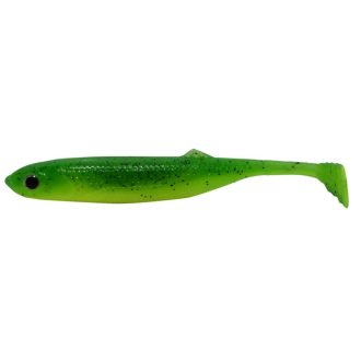   PZ Longtail Killer gumihal halas aromával, 10 cm, zöld, 5 db