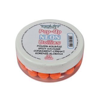 Pop-Up Neon Boilie 10mm - Fűszer-kolbász